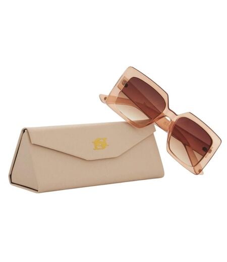 Glitzy Diamante Sunglasses One Size Pink Dune London