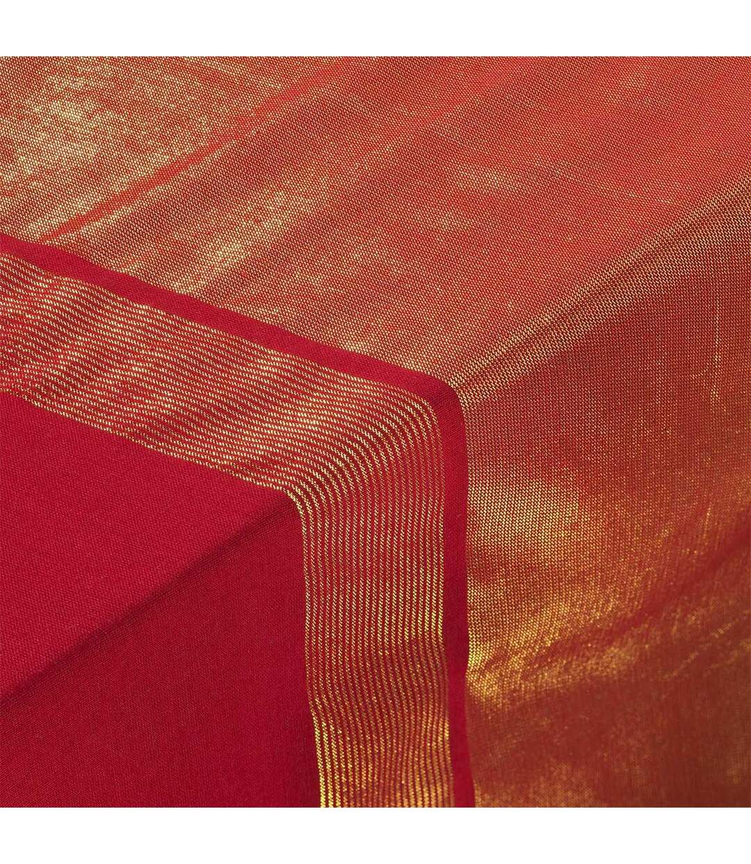 Nappe Rectangulaire Elegancia 140x240cm Rouge-2