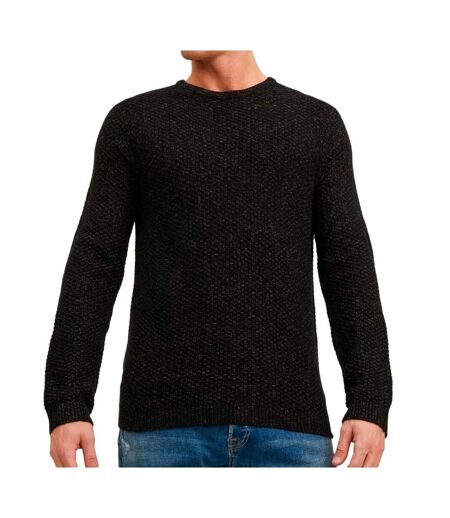 Pull noir chiné homme jack and jones damian - xs