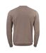 Mens Oakville V Neck Sweatshirt Nougat Melange Cutter & Buck-2