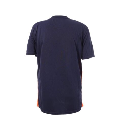 T-shirt marine/orange homme umbro alive - s