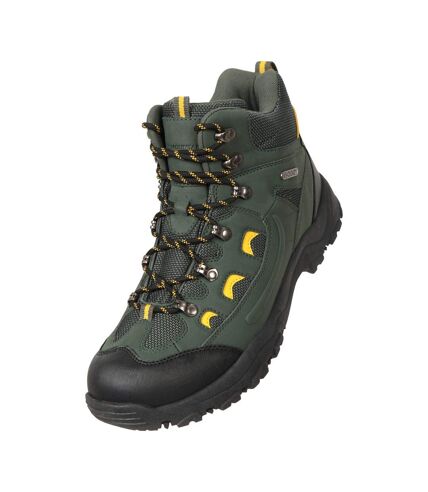 Mountain Warehouse Mens Adventurer Waterproof Hiking Boots (Green) - UTMW1752