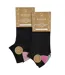 6 Pack Ladies Bamboo Trainer Socks Soft Breathable Heel Toe Design-2
