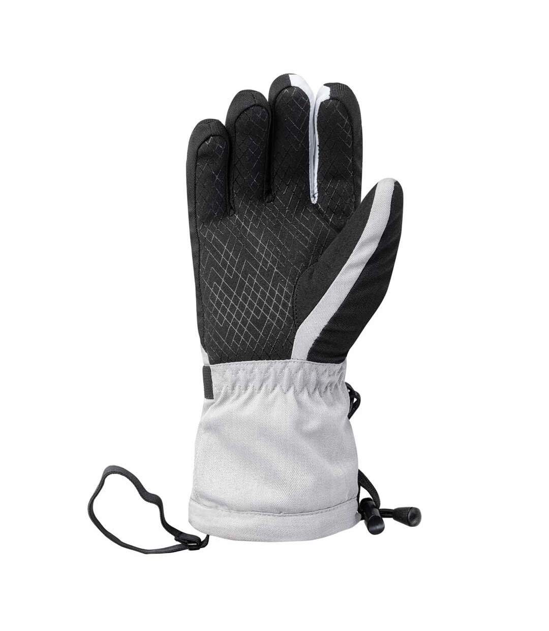 Gants de ski kano femme gris chiné / noir Iguana-2