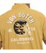 Chemise homme manches courtes en popeline patch et print dos Derek Vondutch-4
