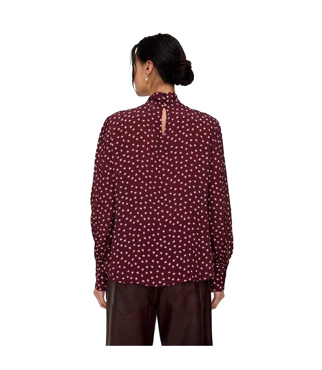Blouse Motif/style Nœud Fifi Femme Rouge Lily And Lionel-3