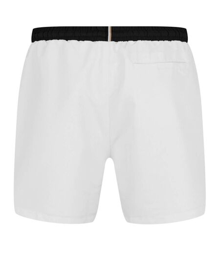 Short De Bain Starfish Homme Blanc Noir Boss