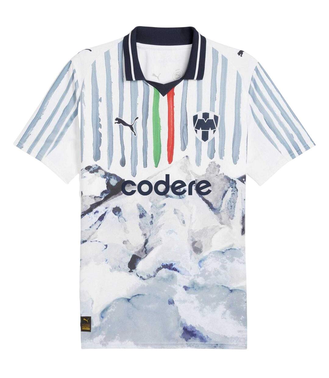 Mens Kidsuper 25/26 Cf Monterrey Home Jersey White Navy Puma-2
