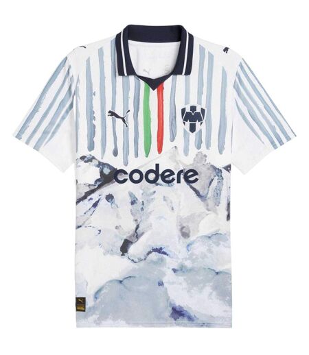 Mens Kidsuper 25/26 Cf Monterrey Home Jersey White Navy Puma