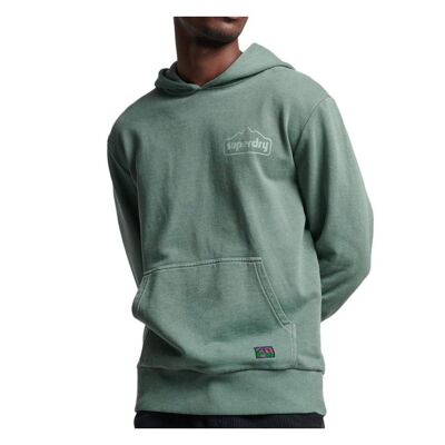 Sweat Vert Homme Superdry Terrain 5WF - XL