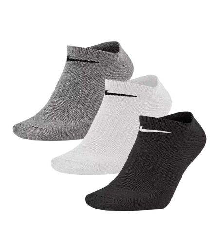 3x paires de chaussettes noir/gris/blanc homme nike everyday - 46/50