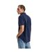 Mens Poplin Classic Short-sleeved Shirt Marine Gant-3