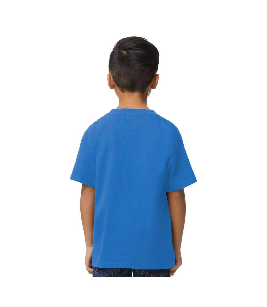 T-shirt Enfant Bleu Roi Gildan-2
