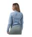 Womens/ladies Wonder Denim Jacket Light Blue Only-2