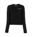 Womens/ladies Classic Logo Sweatshirt Black Palm Angels-2