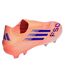 Mens F50 League Laceless Firm Ground Football Boots Orange Blue Adidas-2