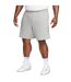 Mens Club Embroidered Logo Shorts Grey Heather Nike-1