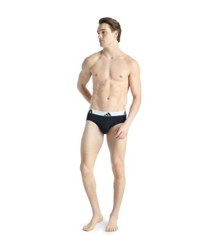 Lot De 3  Slips Homme Noir Adidas