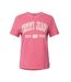 T-shirt Rose Femme Tommy Hilfiger Washed Varsi - L