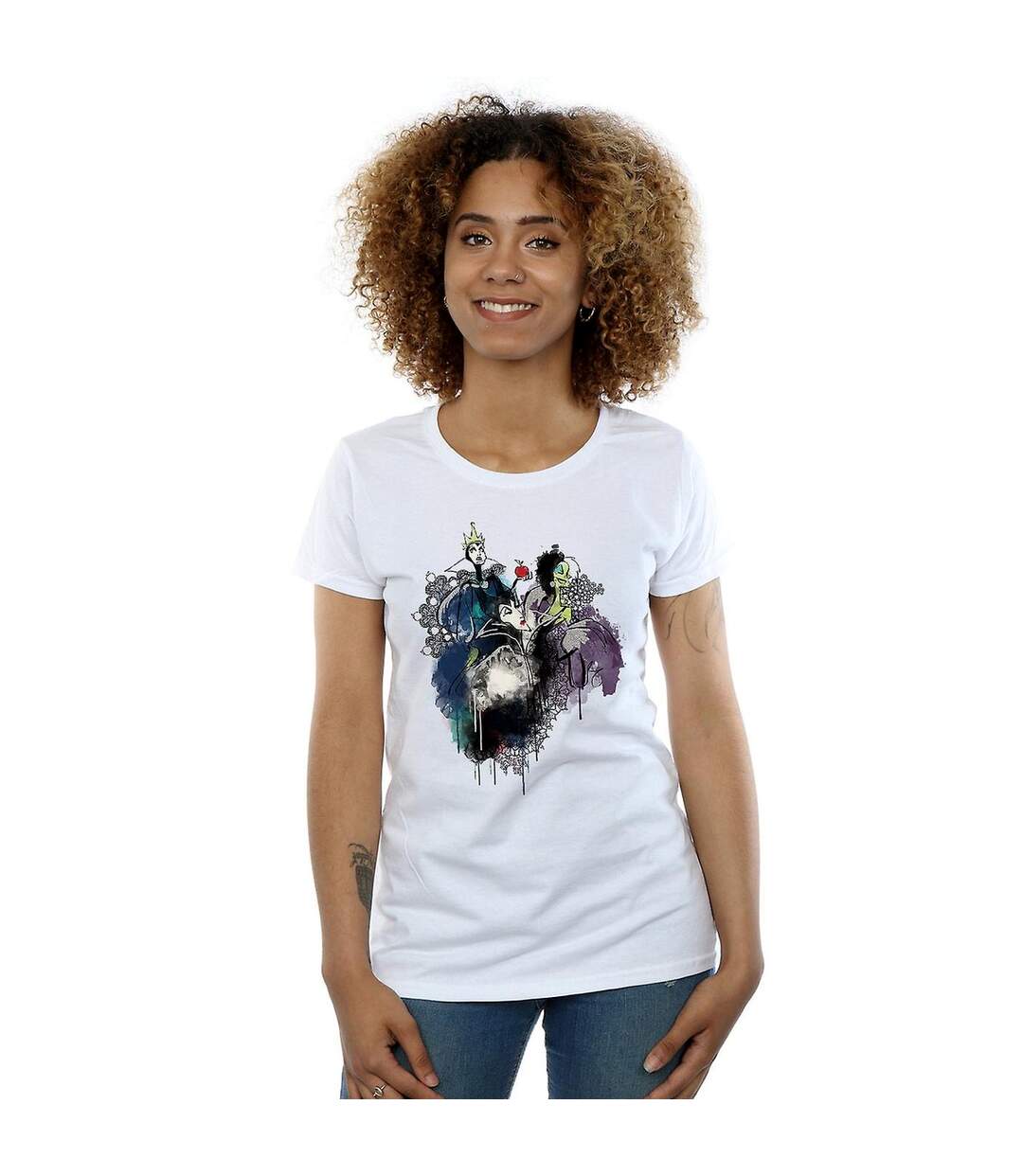Disney - T-shirt - Femme (Blanc) - UTBI1477-2