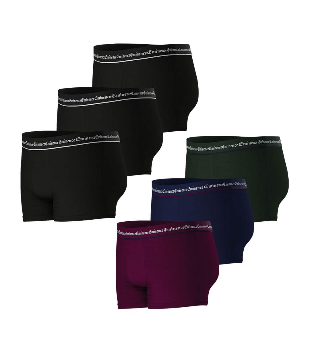 Lot de 6 boxers homme Business Eminence | Atlas For Men