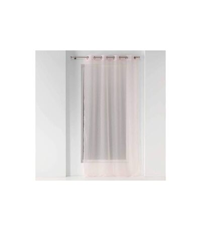 Rideau Voilage à Œillets Orion 140x240cm Rose