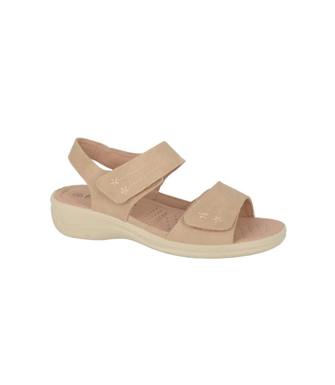 Sandales femme beige Boulevard