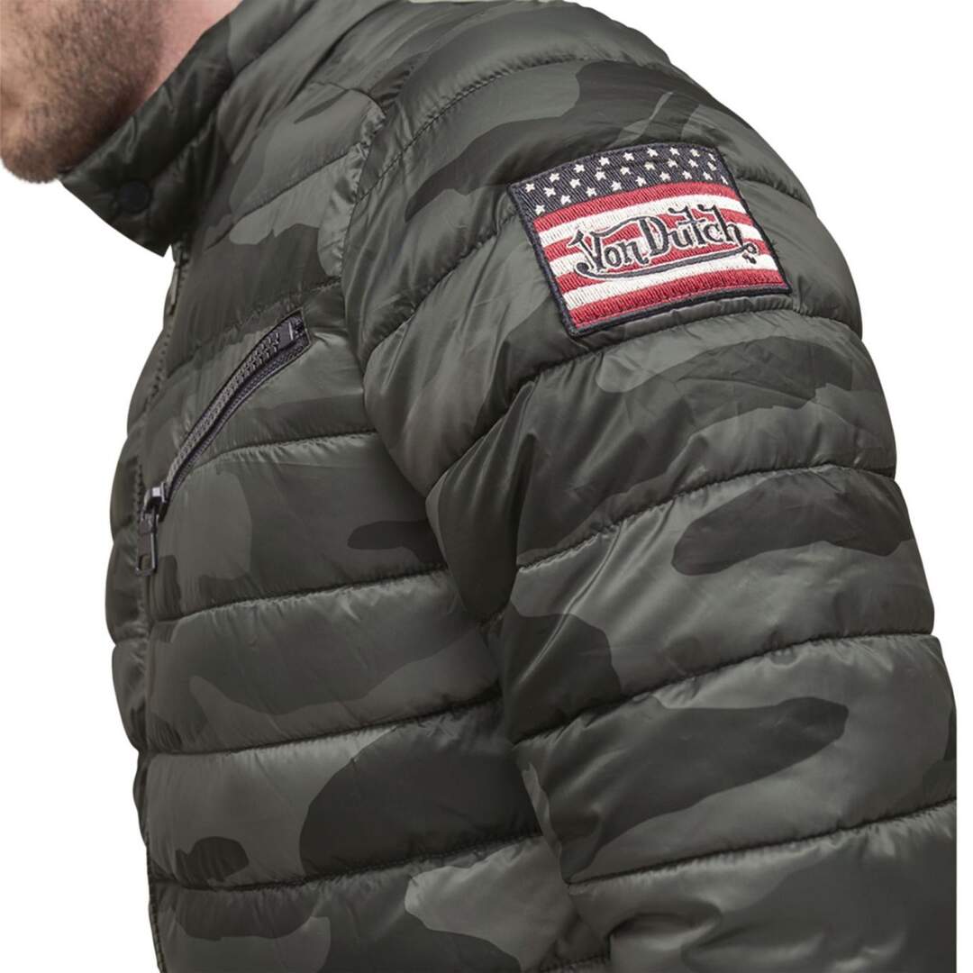 Doudoune homme zippé avec écusson Ign Vondutch-2