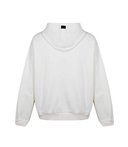 Unisex Adult Relaxed Fit Hoodie Cream Firetrap