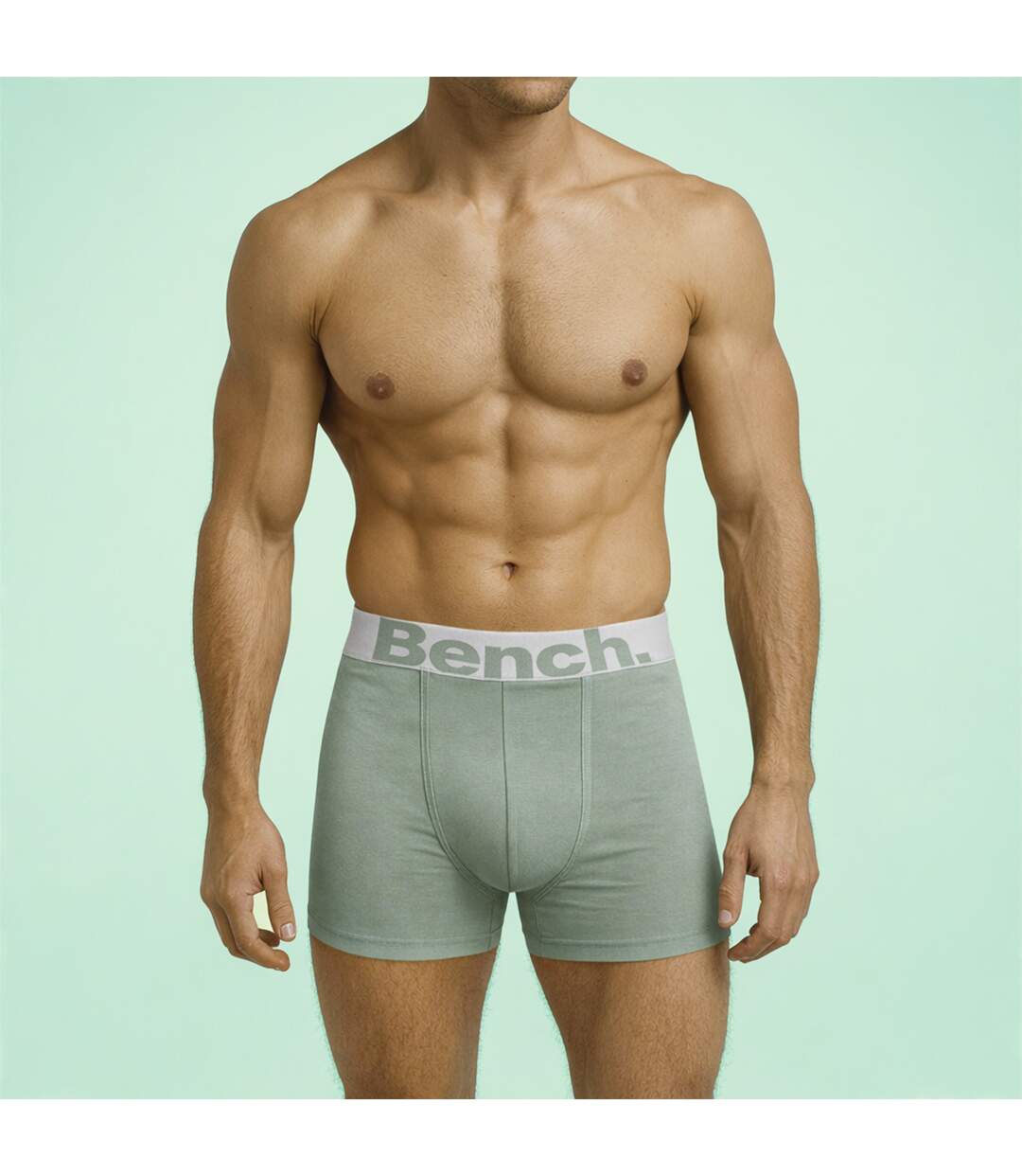 Bench - Lot de 5 Boxers Homme Coton Confort Respirant Sous-Vêtements-5