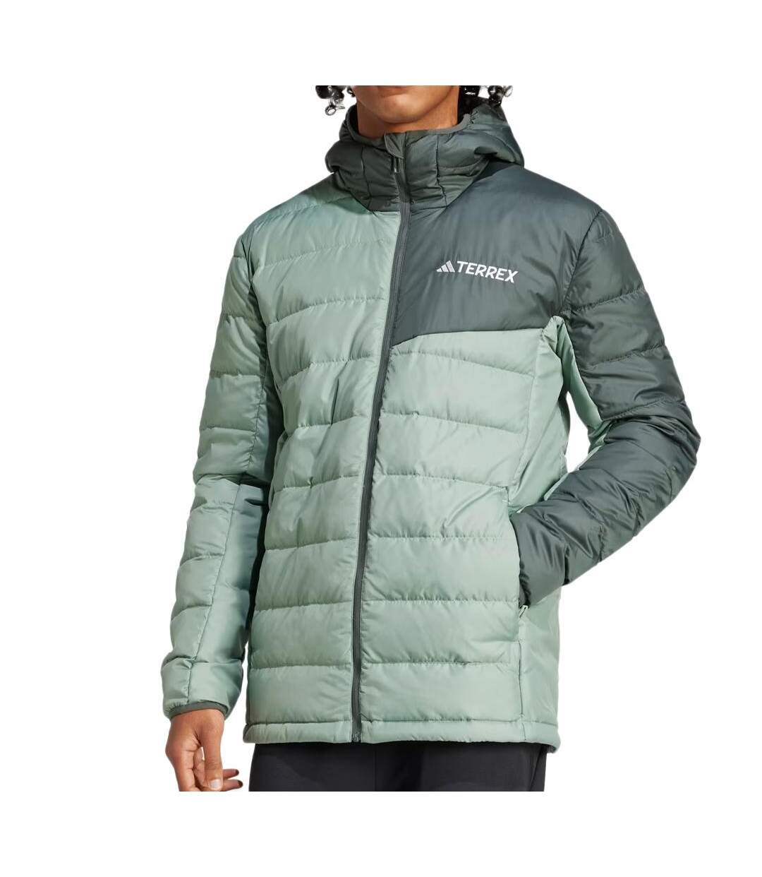 Doudoune vert homme adidas légère terrex-1