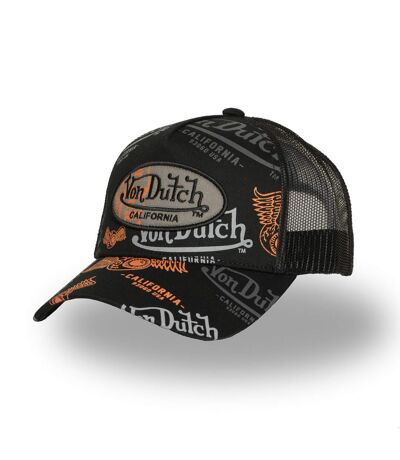 Casquette trucker  avec print all over et badge brodé Vondutch