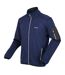Mens Newhill Marl Full Zip Fleece Jacket Navy Regatta-4