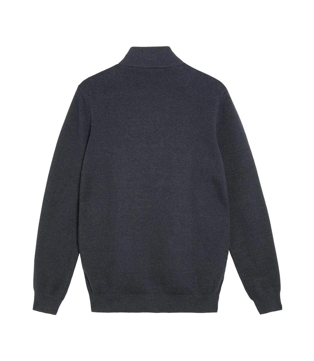 Mens Milano Knitted Hybrid Jacket Blue Lyle & Scott-3