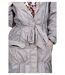 Manteau femme manchs longues nylon couleur gris