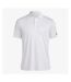 Adidas Clothing Mens Performance Polo Shirt (White)