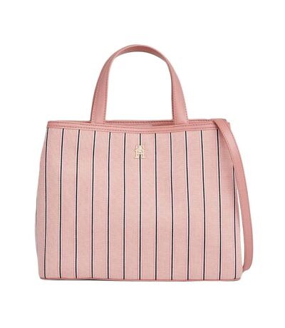 Sac à main imprimé rayé Rose TOMMY HILFIGER Spring Chic Satch - Taille unique