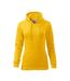 Sweat À Capuche Trendy Femme Jaune Malfini-1