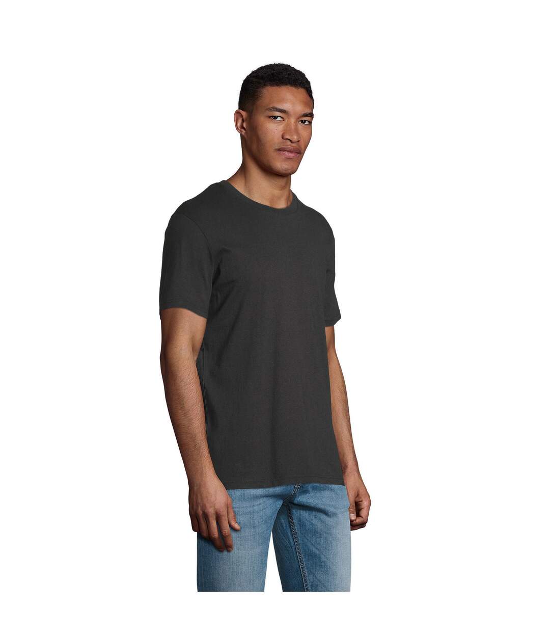 T-shirt Odyssey Adulte Noir SOLS-3