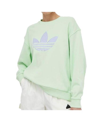 Sweat vert femme adidas monogram - s