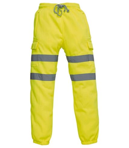 Pantalon de jogging haute visibilité - Homme - YHV016T - jaune fluo