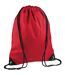 Sac De Gym 11 Litres Taille Unique Rouge Bagbase-1