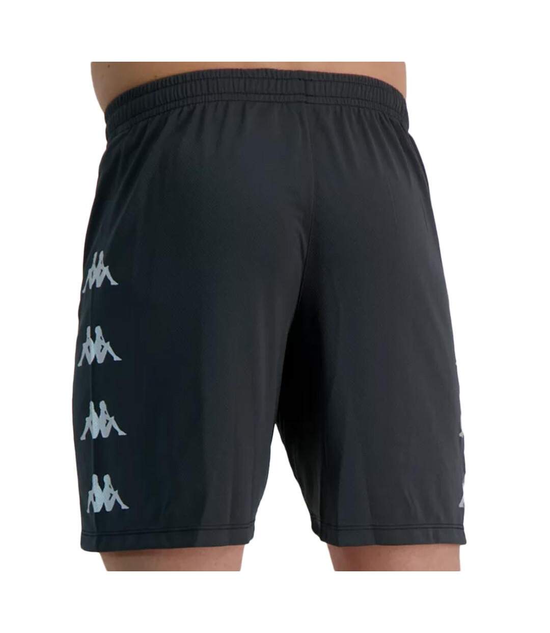 Short D'entrainement Noir Homme Bleu Kappa Delebio - M