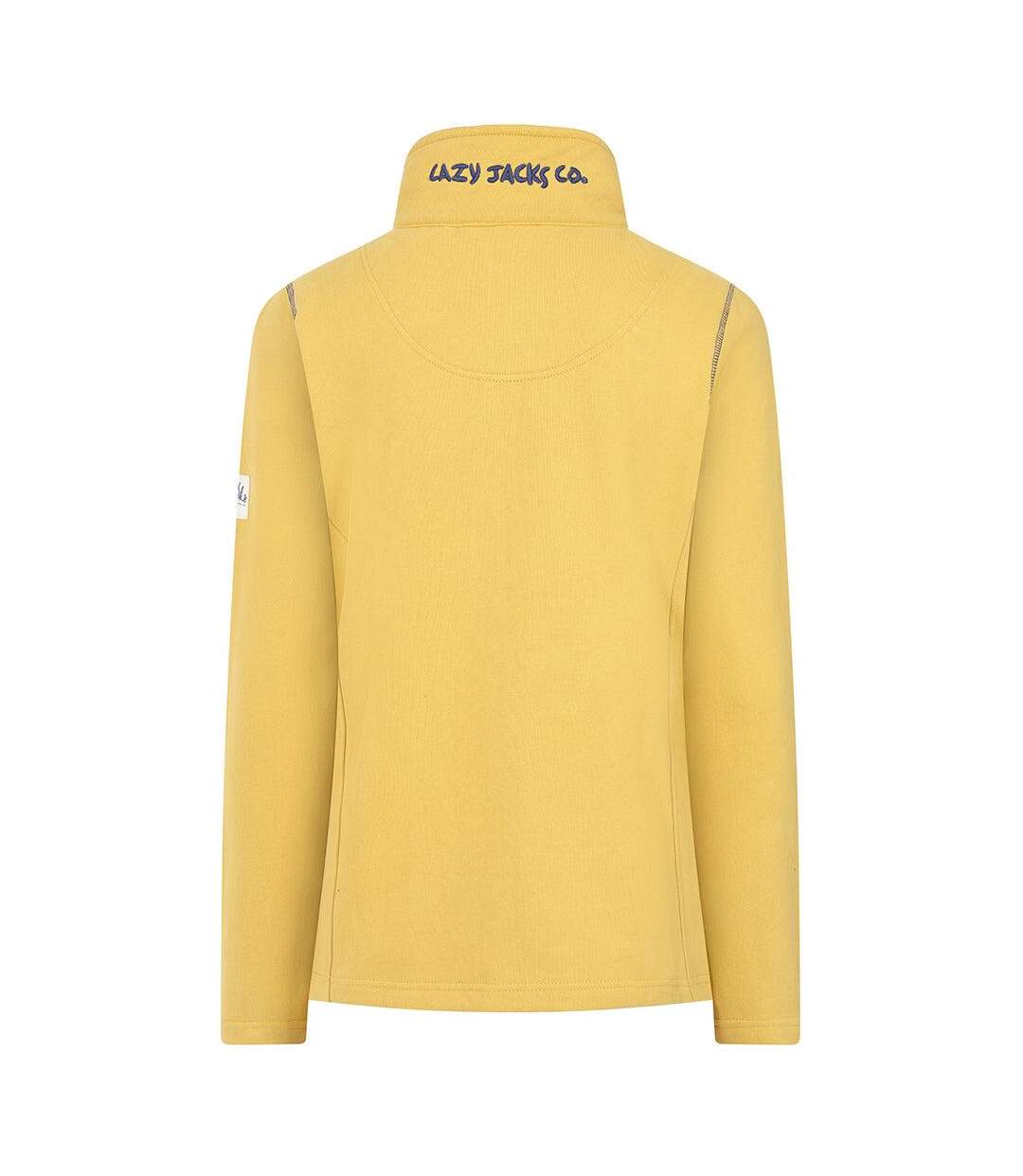 Sweat Motif/style Logo Femme Jaune Lazy Jacks-2