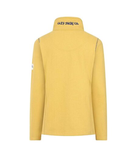 Sweat Motif/style Logo Femme Jaune Lazy Jacks