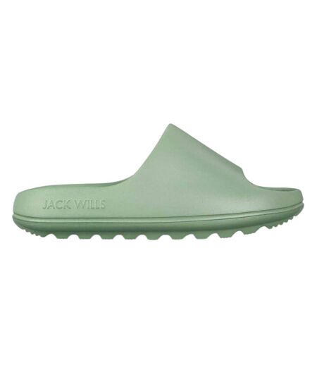 Childrens/kids Eva Wide Strap Sliders Pistachio Jack Wills