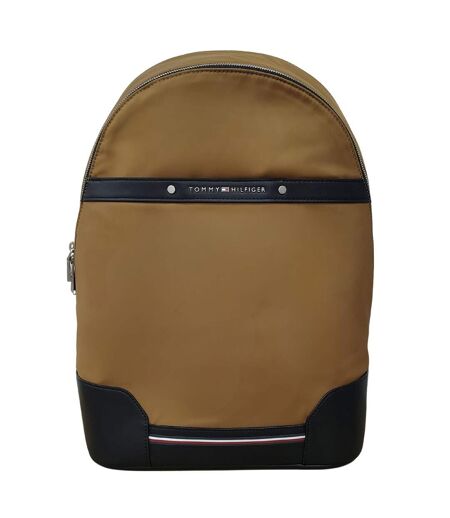 Sac À Dos Motif/style Rayures Contrastées Homme Taille Unique Kaki Désert Tommy Hilfiger