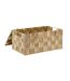 Lot de 3 Malles en Jacinthe Nadi 58cm Marron-3
