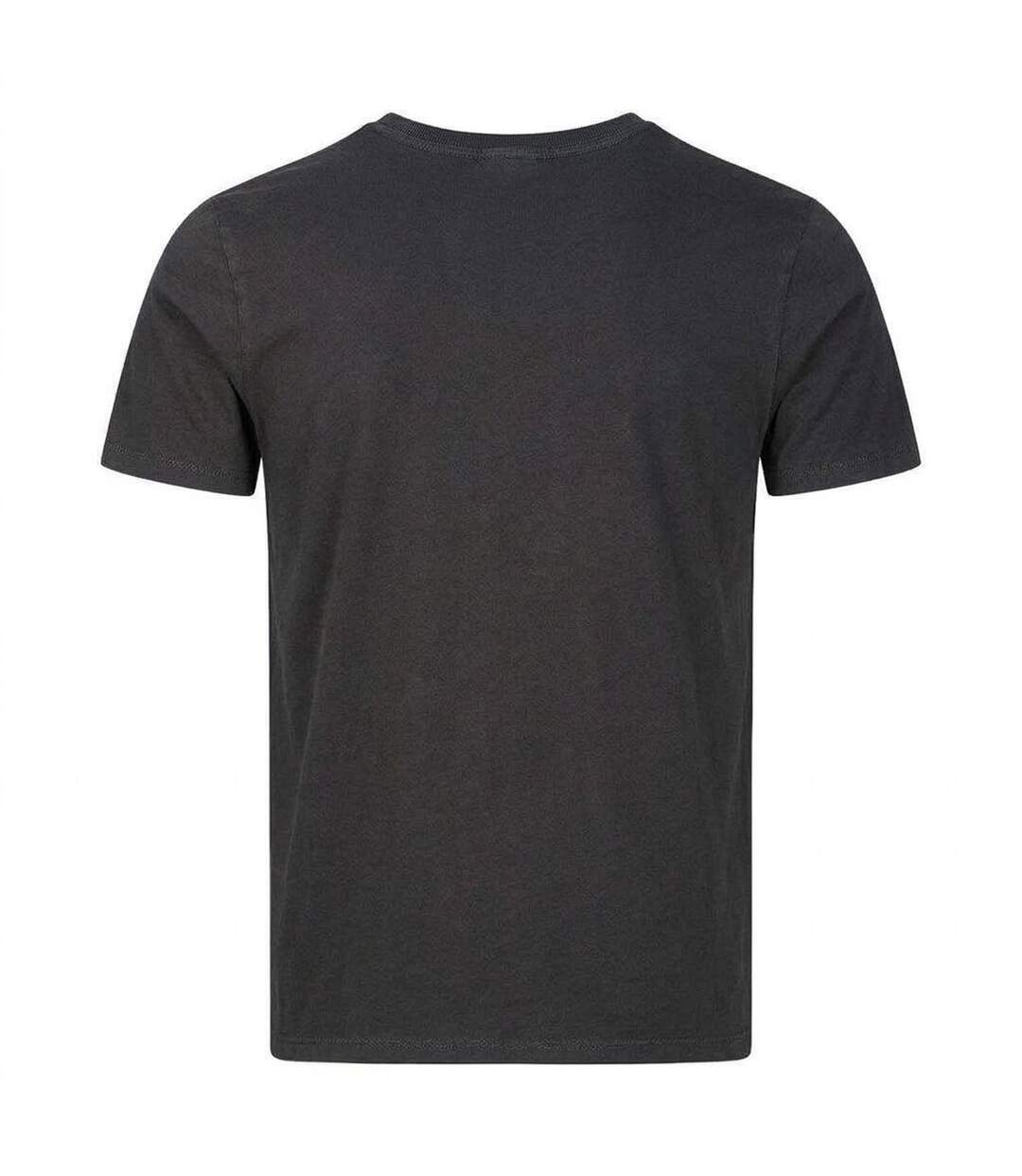 Unisex Adult Crowded House Fan Banner T-shirt Charcoal Amplified-2