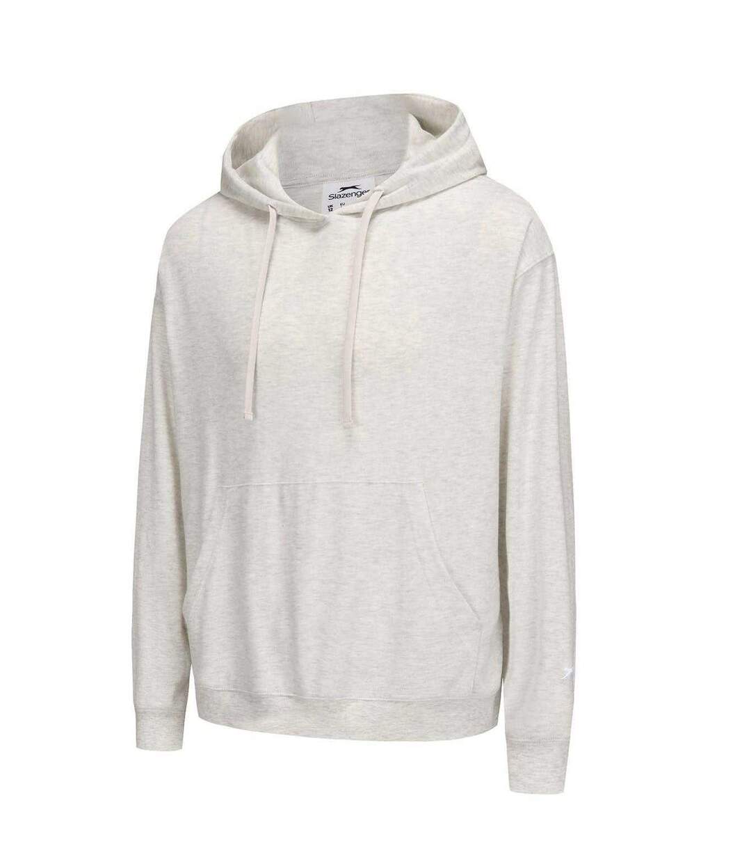 Sweat À Capuche Leisure Femme Blanc Cassé Chiné Chiné Slazenger-3